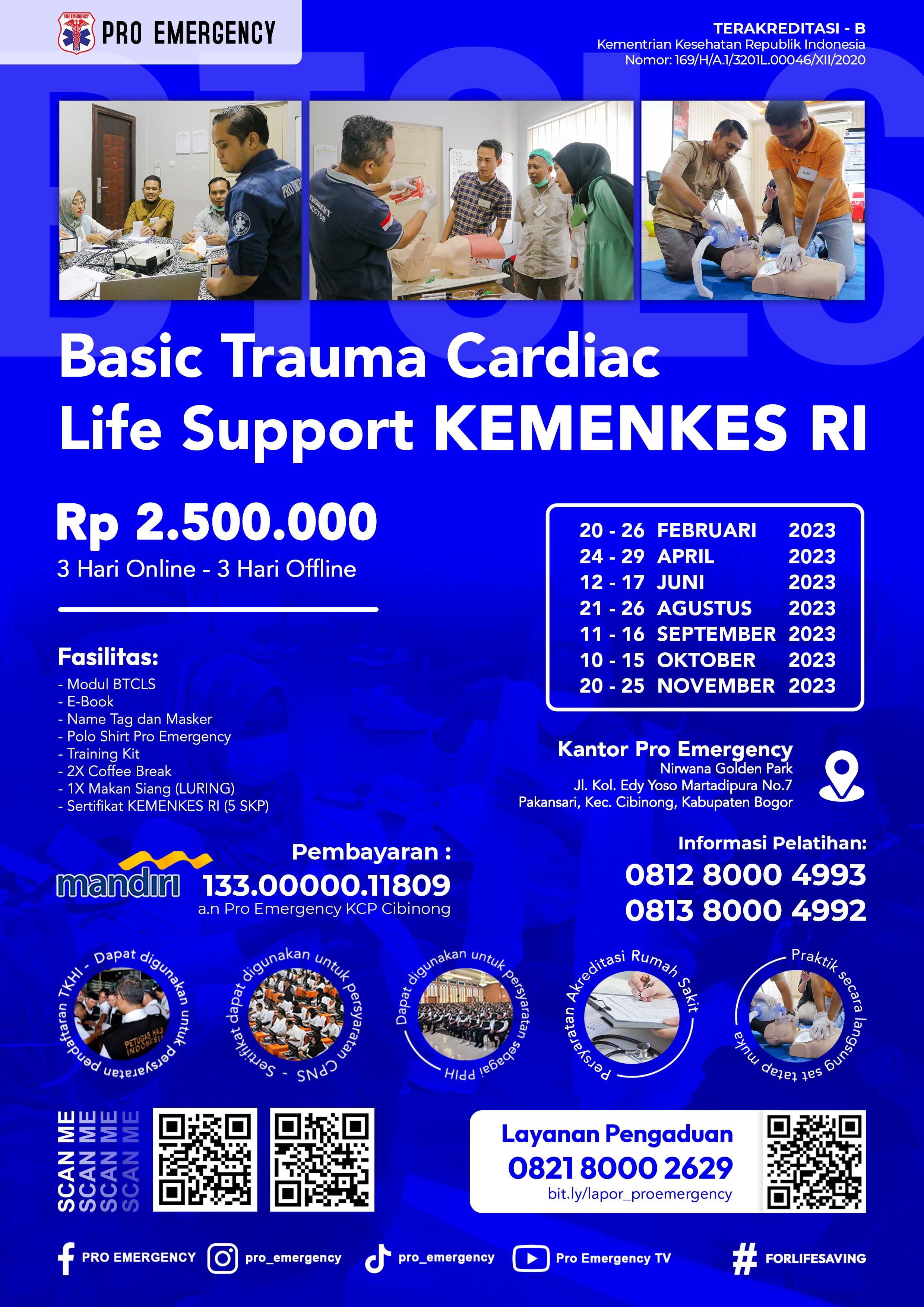 KALENDER BASIC TRAUMA CARDIOVASCULAR LIFE SUPPORT KEMENKES 2023