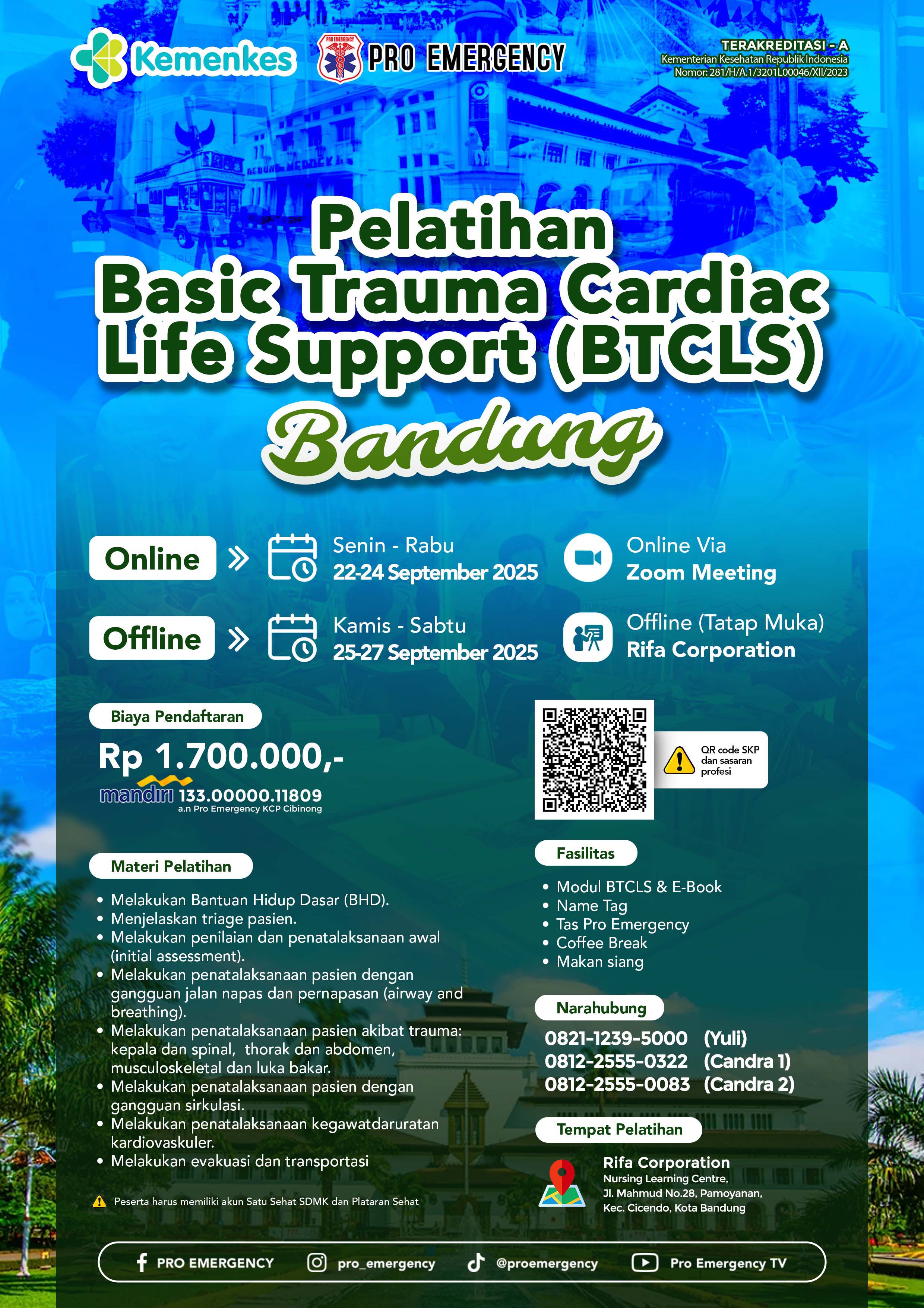 BTCLS BANDUNG 22-27 SEPTEMBER 2025 