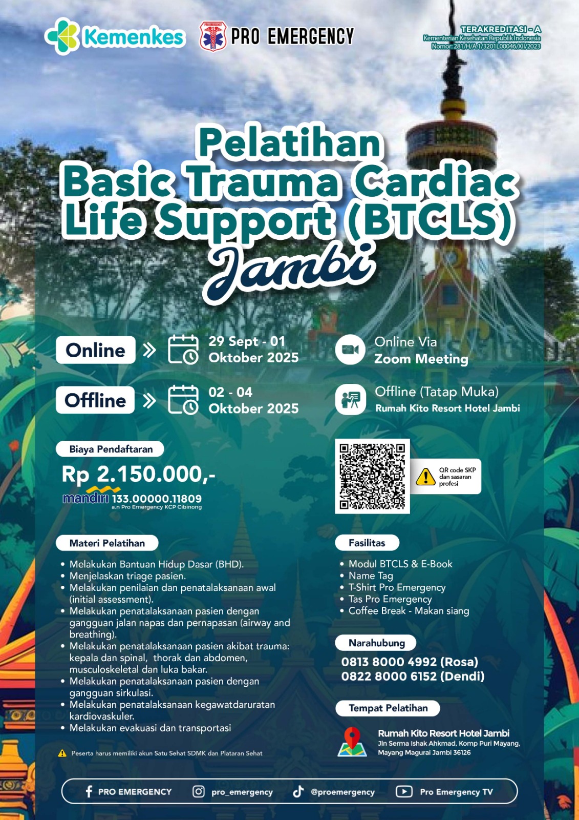 Pelatihan Basic Trauma Cardiac Life Support