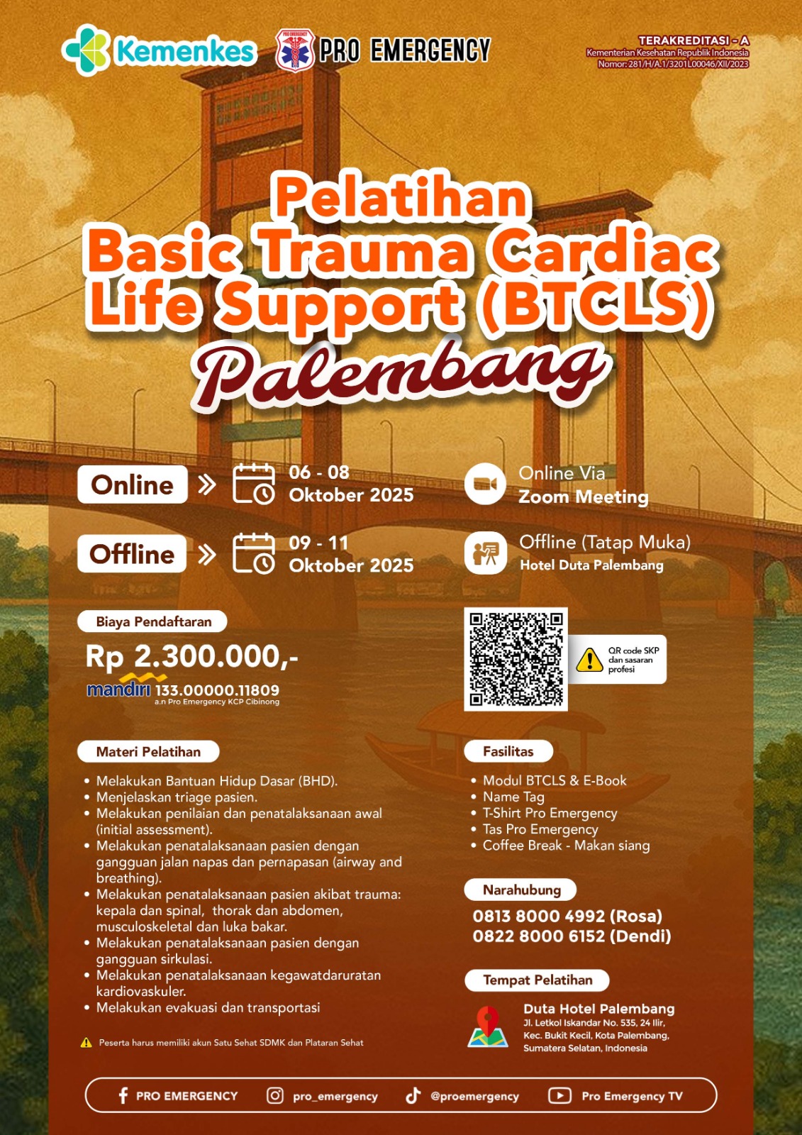 Pelatihan Basic Trauma Cardiac Life Support