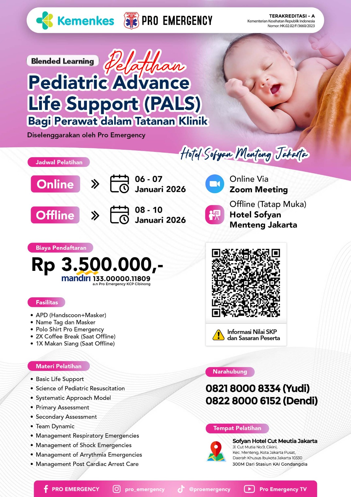 PELATIHAN PEDIATRIC ADVANCED LIFE SUPPORT (PALS)